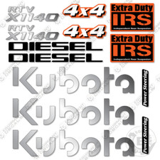 Fits Kubota RTV X1140 4X4 Decal Kit UTV - 7 YEAR OUTDOOR 3M VINYL!