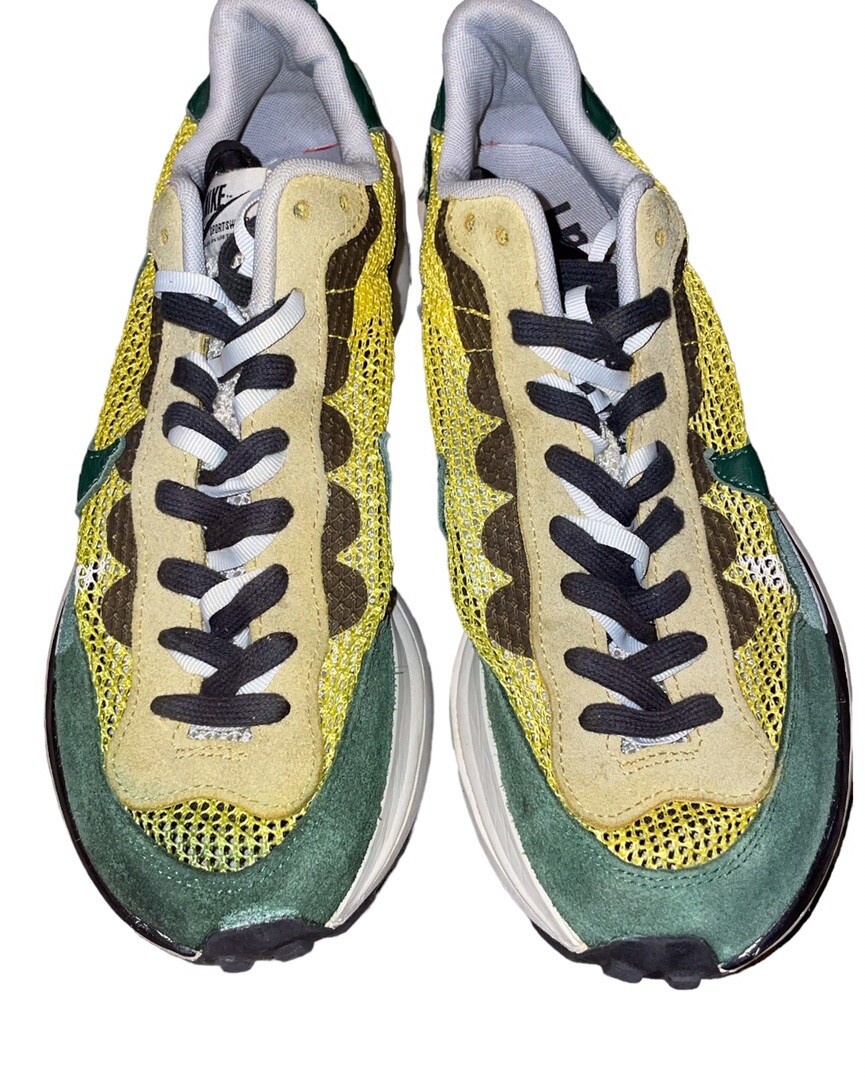SACAI X NIKE Taglia 10 Nike sacai x VaporWaffle Tour Giallo CV1363 700 *senza scatola originale*