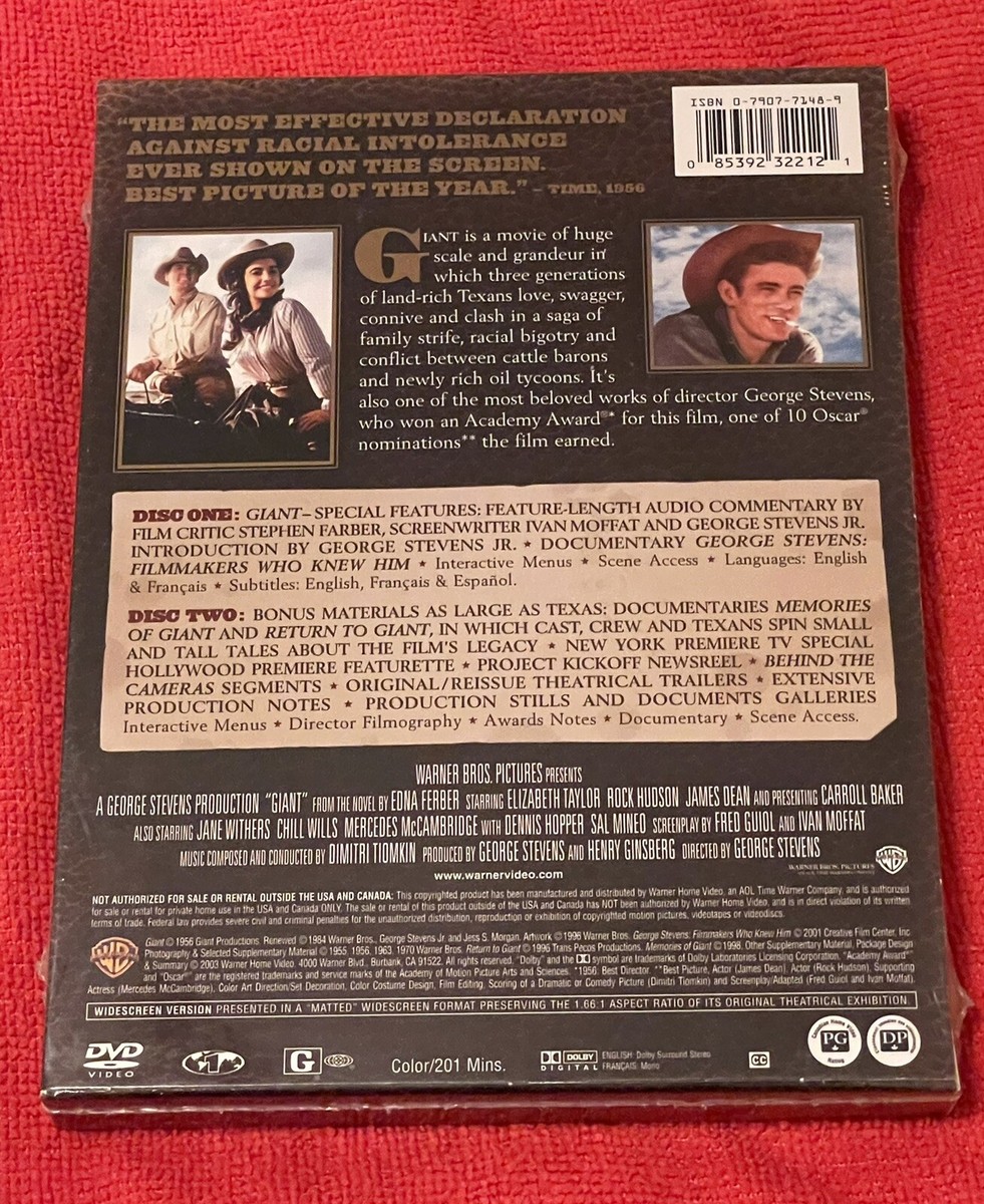 Giant (DVD, 2003, 2-Disc Set, Special Edition ) BRAND NEW SEALED