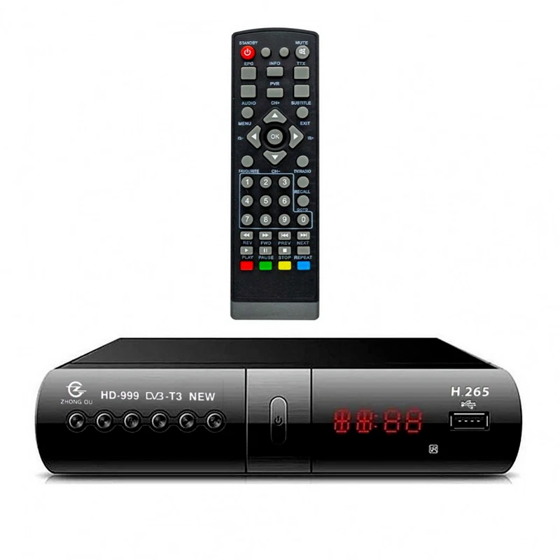 DIGITALE TERRESTRE DVB-T3 DECODER TV SCART HDMI 4K H265 TELECOMANDO PILE - Immagine 2 di 4