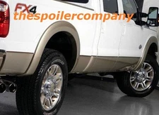 Fender Flares For Ford F250 F350 2011-2016 New Full Set of Four Smooth Black