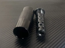5/8x24 Muzzle Brake Compensator With Sound Sleeve