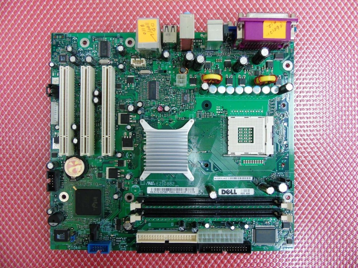 Dell Dimension B110 Desktop Intel Socket 478 Motherboard WF887 0WF887