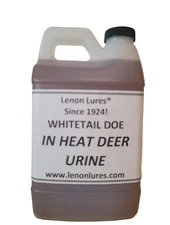 Whitetail Doe In Heat Urine 1/2 Gallon Trusted by Hunters Everywhere Since 1924!