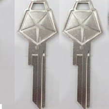 66-85 Dodge Mopar Chrysler Plymouth Pentastar Primary Ignition Door 2 Key Blanks