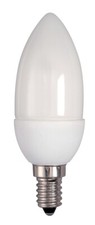 Candle 9W (40W) CFL Opal SES/E14 Warm White 2700K Non-dimmable