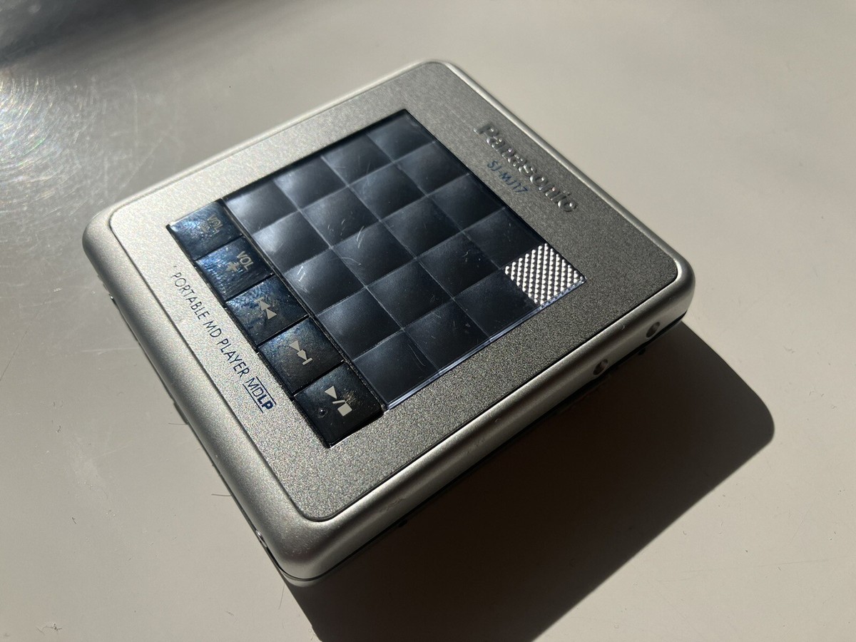 Panasonic MDプレーヤー SJ-MJ17 Panasonic SJ-MJ17 Silver Portable MD Player Good | eBay