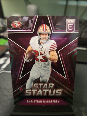 2023 Panini Donruss Elite Christian McCaffrey Star Status #8 San Francisco 49ers