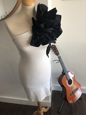 River Island Cream & Black Party Dress Size 6