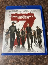 The Magnificent Seven Denzel, Washington, Chris Pratt Blu-ray Combined shipping