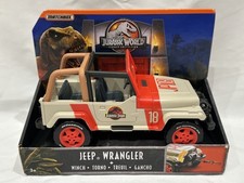 Jurassic World Matchbox Legacy Collection Jeep Wrangler with Winch Vehicle NEW
