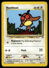 Hoothoot 60/111 WOTC Neo Genesis Common Pokemon Card - LP