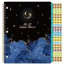 Student Planner 2026-2027 - School from Jul 9" x 11", Black