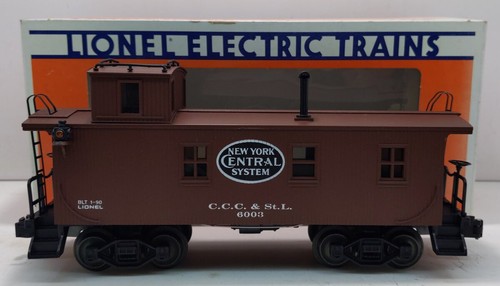 Lionel 6-17611 O Gauge New York Central Illuminated Woodside Caboose #6003 LN