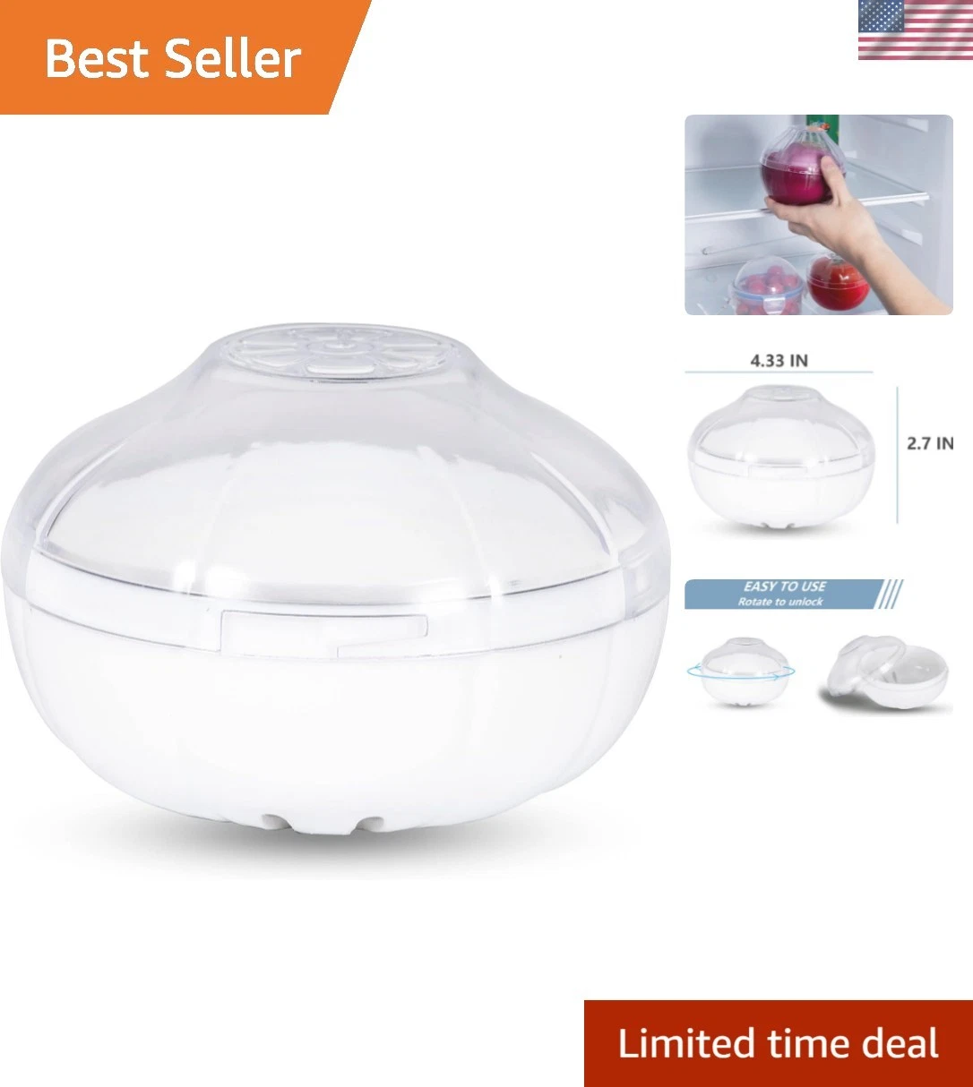 Garlic Keeper Garlic Saver Garlic Storage Containers Reusable Garlic Holder O...