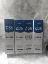 Lot of 4 Tubes Croent 7.5 nHAP White Tooth Repair Hydroxyapatite Toothpaste NEW