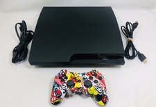 Sony PlayStation 3 Slim 160GB CECH-3001A Console  Cords Controller Tested