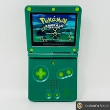 Game Boy Advance SP IPS V5 OSD 15 Brightness Lvls Color Modes - Rayquaza