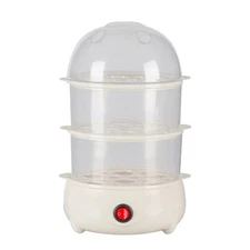KOMBABE 3-Tier Electric Egg Cooker with Automatic Shut-Off – Compact Steamer ...