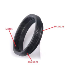 M42x1 to M48x0.75 M42x0.75 T-Mount Male Thread Telescope Adapter Converter Ring