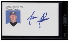 Johnson, James - Autograph 3x5 Index Card - INV3