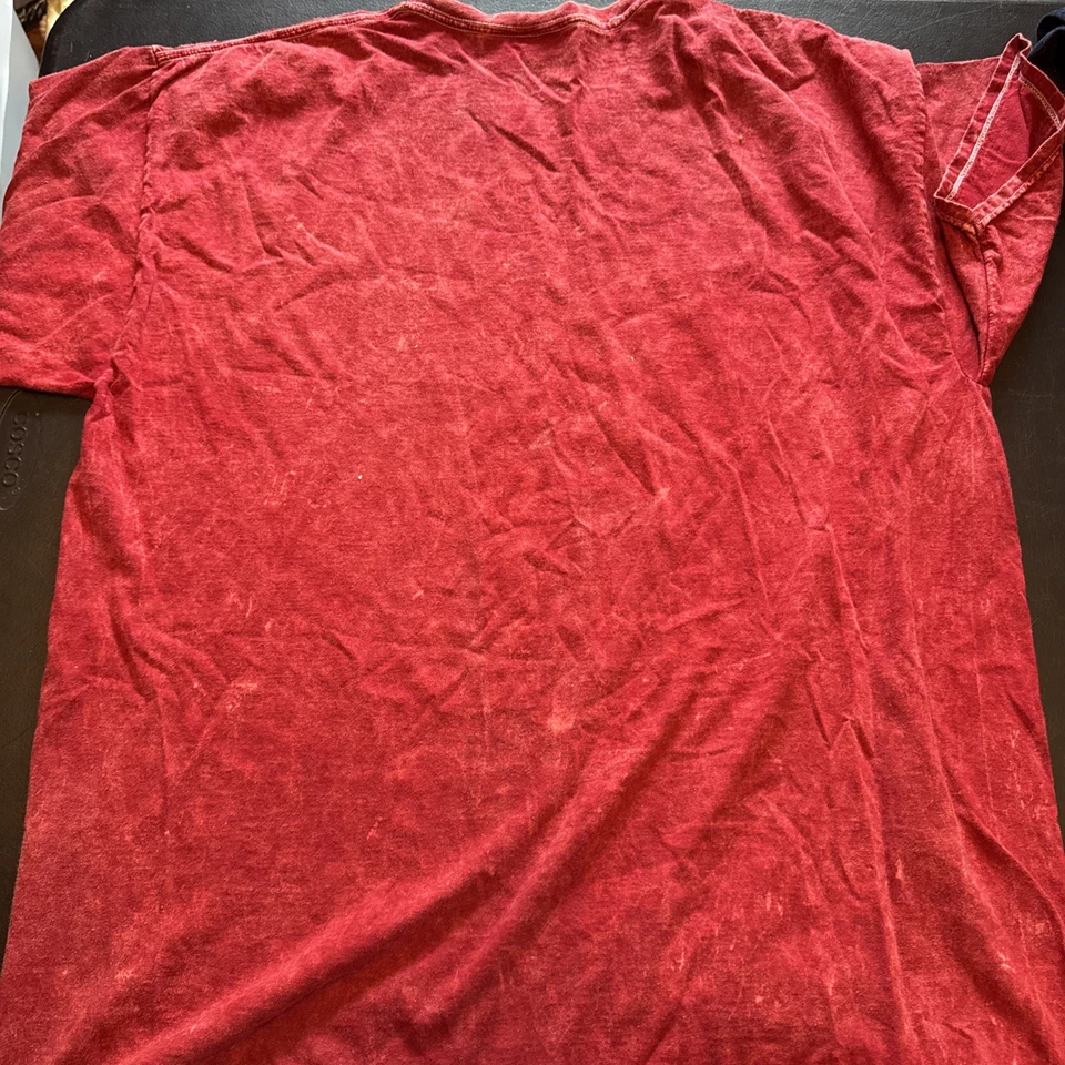 Rowdy Ronda Rousey WWE Authentic Red T-Shirt Mens Size Medium XL - Image 4 of 4