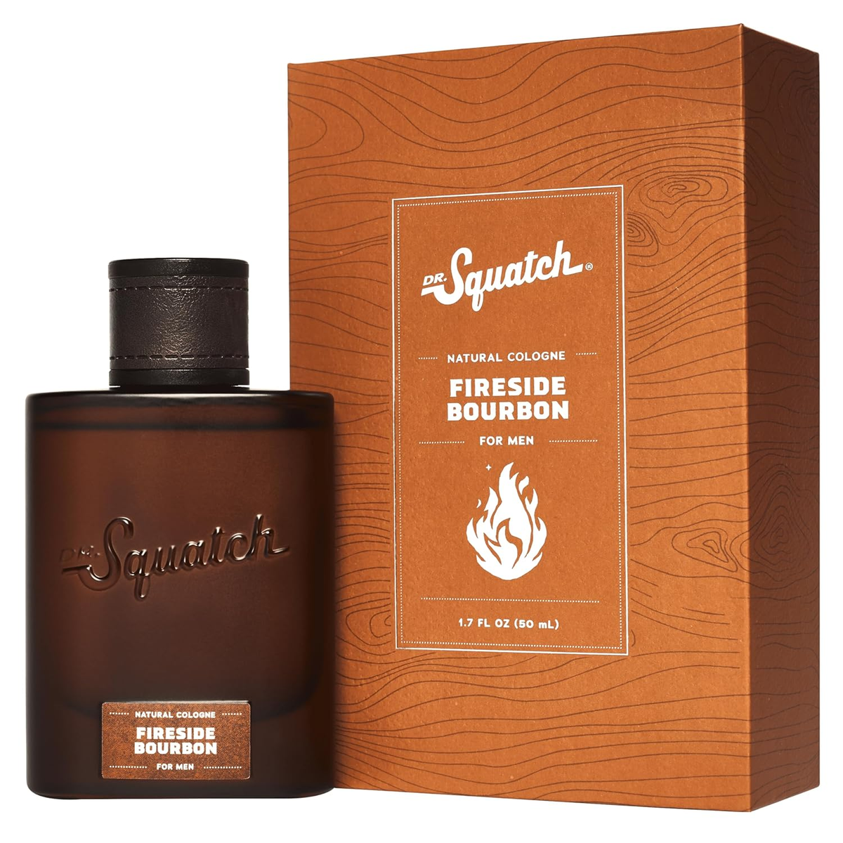 Dr. Squatch Fireside Bourbon Cologne is inspired by the classic