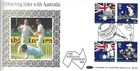 1988 Australian Bicentenary, Benham FDC - BLCS33, Cricketing Links SpHS