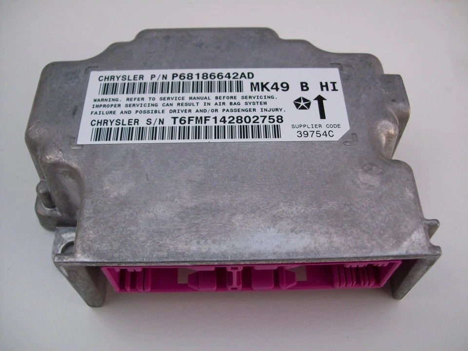 Fits Jeep Compass Airbag ECU Control Unit 68186642AD up to 2014 - Image 2 of 4