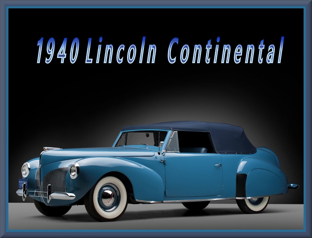 1940 Lincoln Continental convertible, Toolbox - Refrigerator