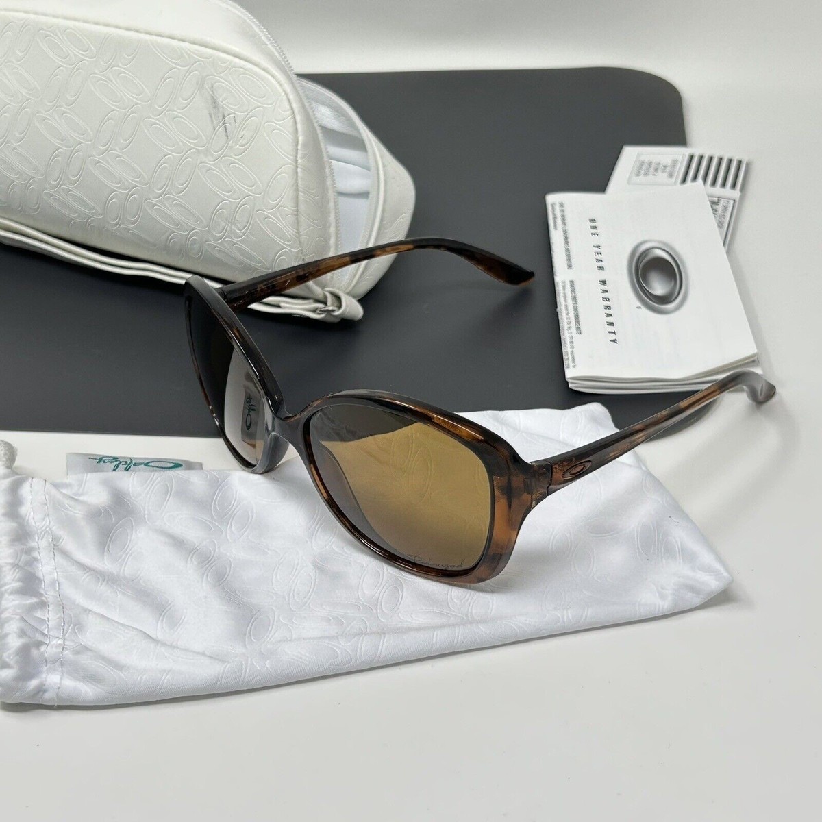 Oakley SWEET SPOT Polarized Sunglasses OO9169-06 Tortoise  display picture 1