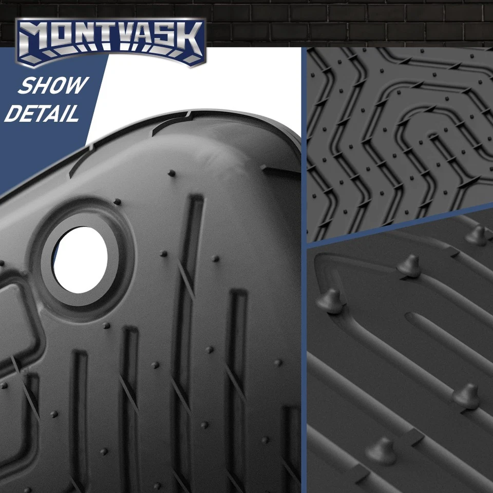 Fit For 2016-2022 Mercedes Benz GLC Class All Weather TPE Floor Mats Cargo Liner - Image 4 of 4