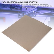 Double Sided PEI Build Plate Textured Spring Steel Bed