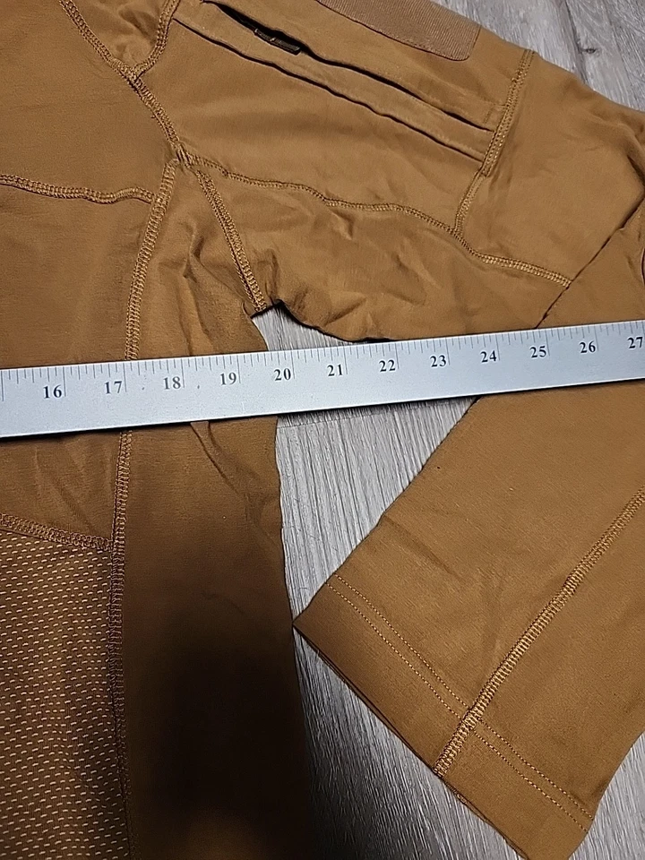 Tactical Product Combat Frog Suit Brown Long Sleeve Shirt Airsoft Mens 3XL - Image 2 of 4