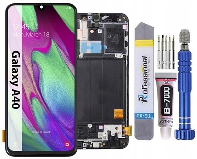 Display Für Samsung Galaxy A40 A405 Full In-Cell Bildschirm LCD + Touch Rahmen