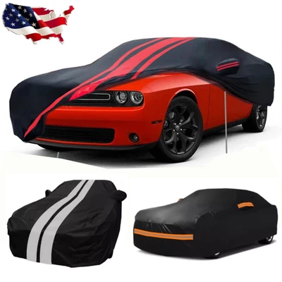 Car Cover CUSTOM FIT DODGE CHALLENGER 6 Layer PEVA Cotton All Weather Waterproof - Image 1 of 4