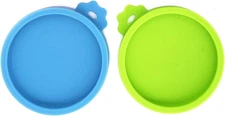 COMTIM Small Size Cat Food Can Lids, 2 Pack Silicone Cat Food Can Lids Covers fo