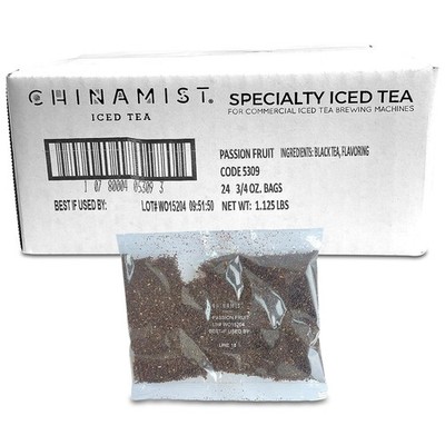 CHINAMIST Passion Fruit Loose Leaf Black Tea Packets, 24 Bags   0.75 oz Each