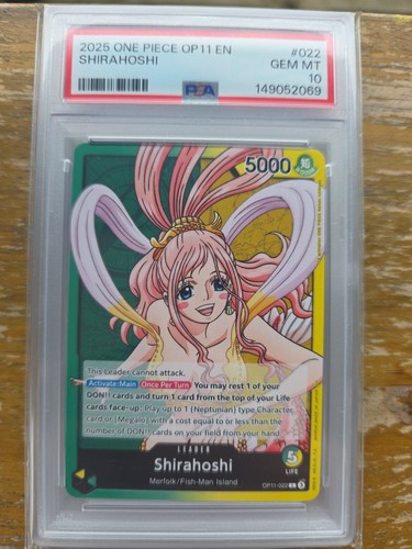 Shirahoshi (Alternate Art) graded PSA 10 for sale on eBay