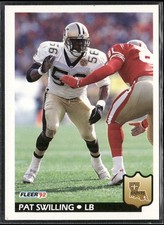 Pat Swilling - 1992 Fleer #283 - New Orleans Saints