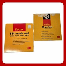 Found Footage KODAK 884 Movie Reels Set of 2 400ft 8mm Super 8 Vintage Film