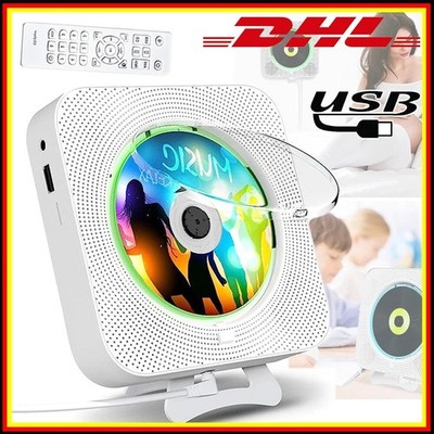 CD-Player Eingebauten Lautsprecher mit Fernbedienung Bluetooth Desktop Player DE