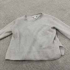 Rachel Zoe Cashmere Cropped Beige Sweater Size M