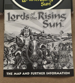 Lords of the Rising Sun w/MAP - TurboGrafx 16 CD TurboDuo - Complete CIB Tested