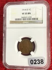 1914-D Lincoln Wheat Small Cent NGC VF 35 BN Bronze Denver 3669621-018 ref 238
