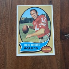 Topps set - John Brodie, Floyd Little, Ron McDole, Hines Lot (4) 1970