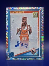 2025 Panini Donruss WNBA Saniya Rivers AUTO RATED ROOKIE HOLO FRAME 1/49