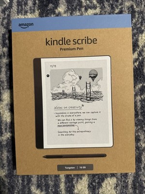 Amazon Kindle Scribe with Premium Pen (16 GB) 2024 Release - Tungsten (NEW)