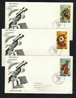 Canada #684-686 1976 Olympic Culture & Arts set on 3 S.C.S. Cachet FDC's, VF