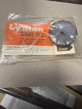 Lyman Vintage Sight Disc 1.25 X .040 New